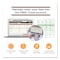 Upunch HN1500 Electronic Non-Calculating Time Clock Bundle, LCD Display, Beige/Green HN1500 - alternate 6